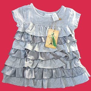 Savannah beautiful Grey girls shirt size 3T🤍